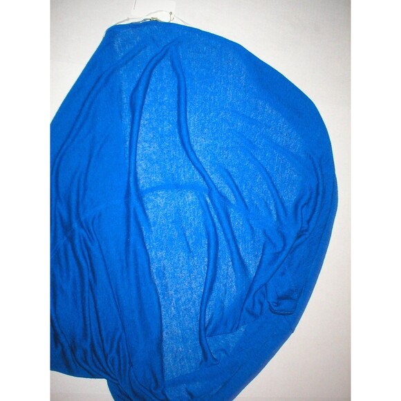 NWT Open Cardigan Jacket L Wrap New Alternative Apparel Blue Womens Linen Blend - Picture 7 of 8